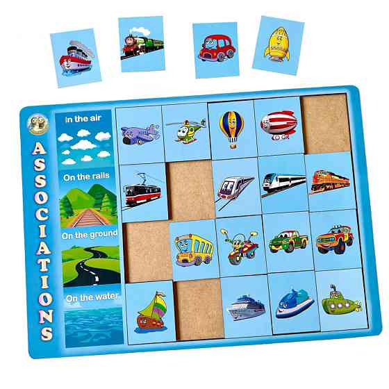 Деревянный пазл-вкладыш 