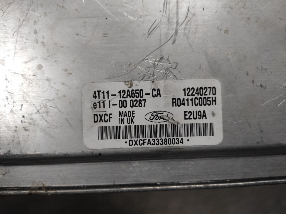 Блок керування двигуном Ford Connect 1.8 tdci 2002-2006 (4T11-12A650-CA) Ковель - изображение 2