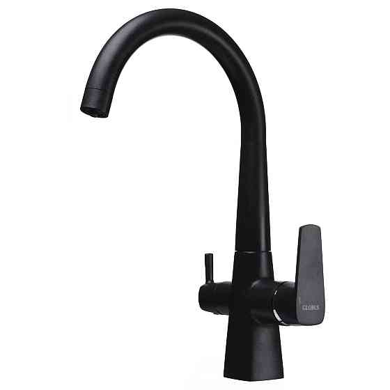 Смеситель для кухни под осмос Globus Lux LAZER GLLR-0999-1-ONIX Киев