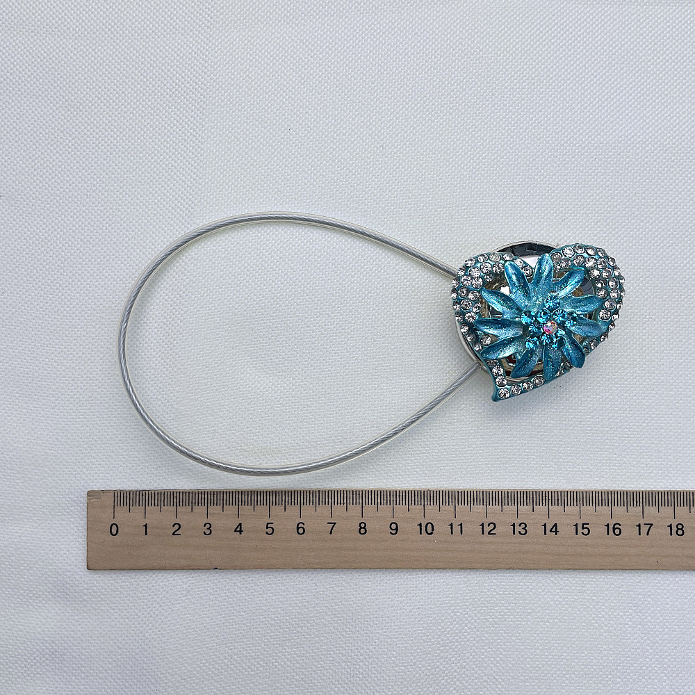 Магніти для штор та гардин "Amour" набір 2 шт Блакитний (81-212) Київ - фото 7