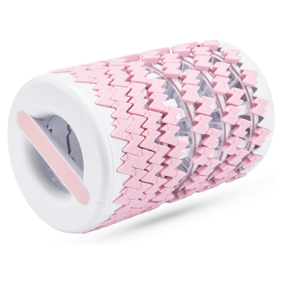 Масажний ролик Gymtek 3D регульований біло-рожевий Київ - фото 3