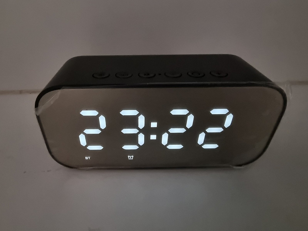 Настільний годинник Bluetooth колонка AFK BT518 Луцьк - фото 5