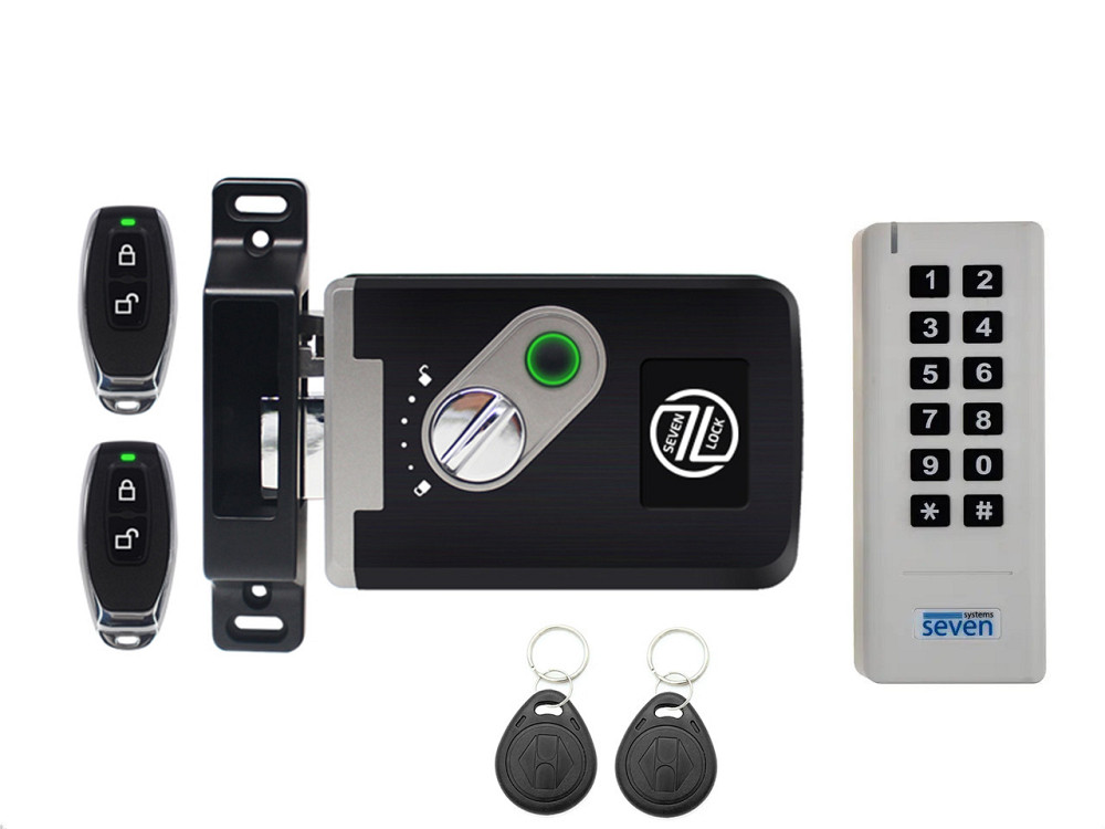 Беспроводной комплект контроля доступа с радиобрелками SEVEN LOCK SL-7705r Киев - изображение 1