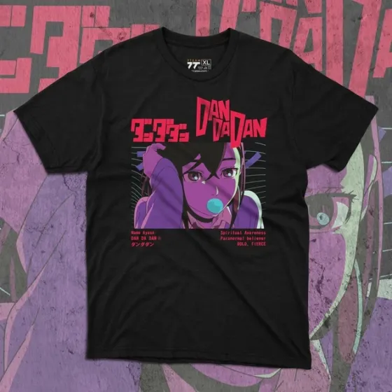 Футболка чоловіча з  принтом Дандадан Момо Аясе 3 Розмір 48 Anime0939 Дніпро