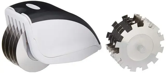 Нож для нарезки 3 в 1 Rolling Mincer w-53 и Tenderizer с чесночным прессом овощерезка Коломия - фото 3