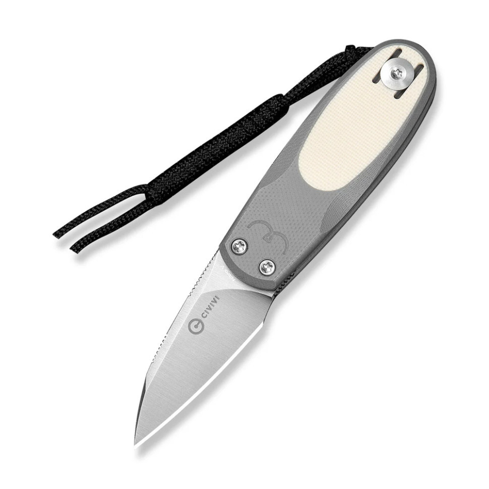 Ніж складаний кишеньковий Civivi Purr, (4.65 см) Nitro-V / G10 сірий/айворі Киев - изображение 1