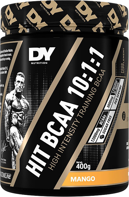 Комплекс амінокислот DORIAN YATES NUTRITION HIT BCAA 10:1:1 400 G (MANGO) Луцьк - фото 1