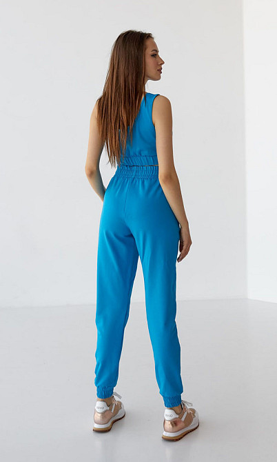 Спортивные штаны женские джогеры Бирюзовый Харьков - изображение 2