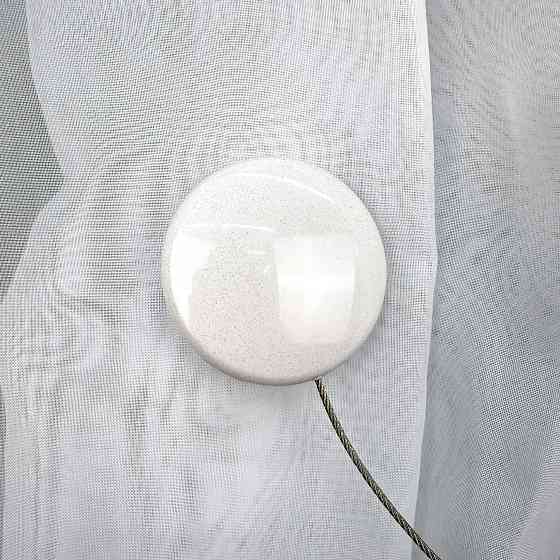 Магниты для штор и гардин Круг 2 шт Белый (81-285) Киев