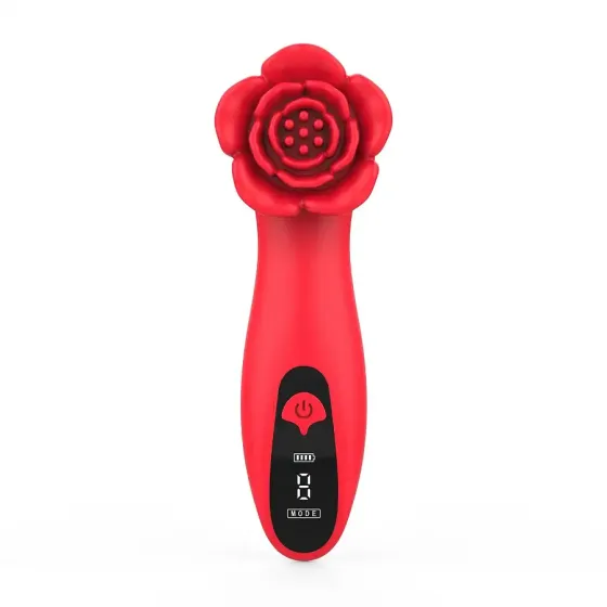 Розкішний вібратор для клітора Loviss Tona Rose Vibrator, у вигляді троянди, 9 режимів Львів