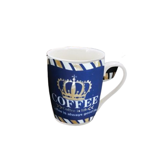 Чашка дитяча Кава Корона 330мл конус порцеляна A-46 (мікс) Interos Житомир