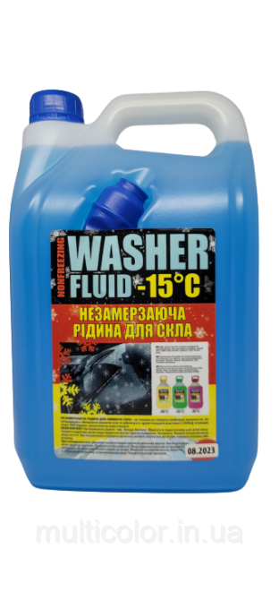 Омивач зимовий -15°С 4л Зручна каністра з лійкою Київ - фото 1