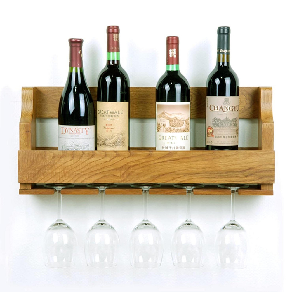 Настенная винная полка 