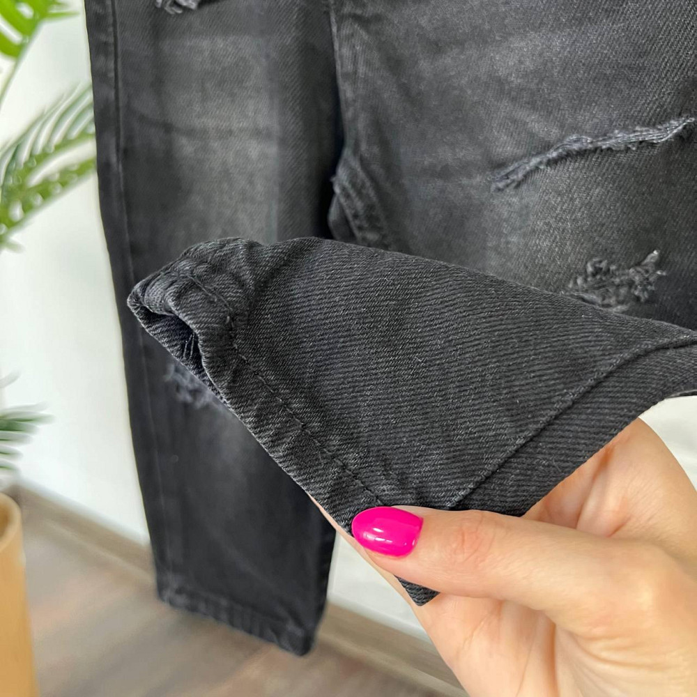 Дитячі Штани Джинси для хлопчика Туреччина Чорні, 4-5 років 104-110см пакунок малюка Киев - изображение 3