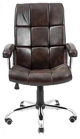 Офісне Крісло Керівника Richman Arizona Titan Dark Brown Хром М3 MultiBlock Коричневий Київ
