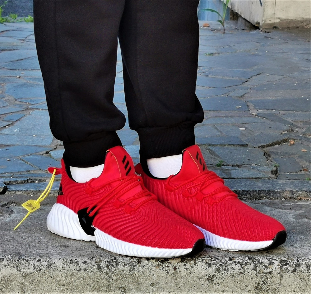 Кроссовки Мужские Adidas Alphabounce Красные Адидас (размеры: 41,42,43,44,45) Видео Обзор Днепр - изображение 5