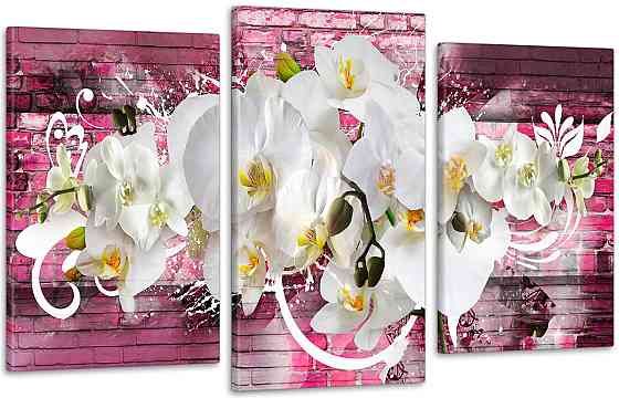 Модульная картина Орхидея Абстракция Art-224_3 Киев