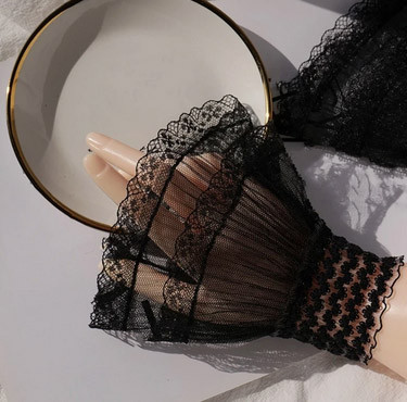 Манжети жіночі чорні ажурні Київ - фото 1