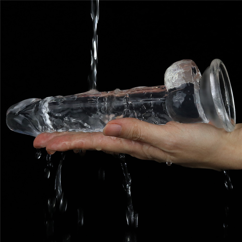 Фалоімітатор - Flawless Clear Dildo 7.5" Clear Sex Aura Київ - фото 8