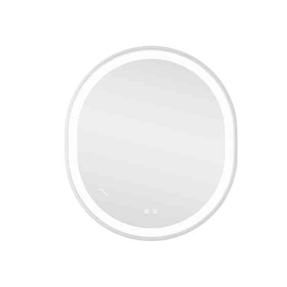 Зеркало Qtap Gemini 800х700 с LED-подсветкой Touch, с антизапотеванием, с диммером, рег. темп. цвета (3000-6500K) QT2578R8071W Киев