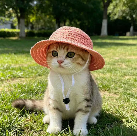 Капелюх для кота рожевий Київ - фото 1