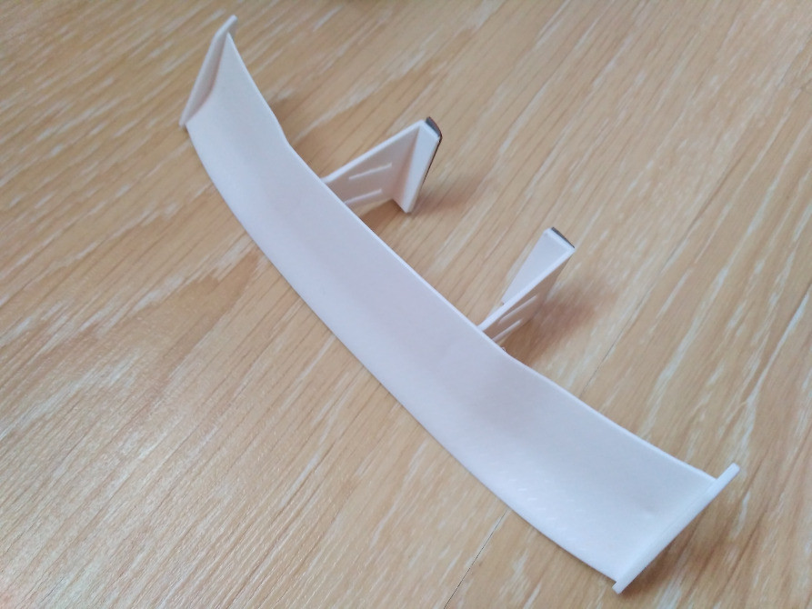 Спойлер міні на авто Білий Київ - фото 2