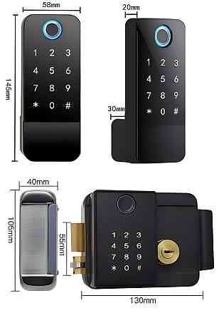 PES Mastiff 2 біометричний замок з клавіатурою для каліток Київ