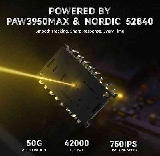 Новинка 2025! ATTACK SHARK R11 ULTRA 49г 8000гц 42000dpi. Харьков