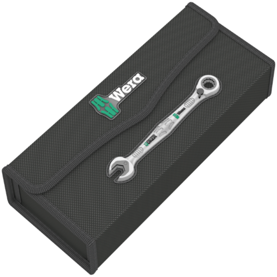 Набір ключів комбінованих Wera з тріскачкою 8-19мм 11шт, в сумці, Joker Switch 6001 05020091001 Одеса