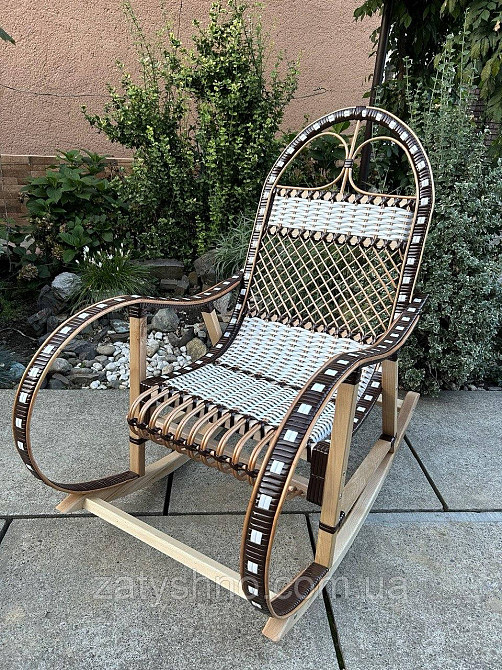 Кресло качалка плетеная интересная Киев - изображение 5