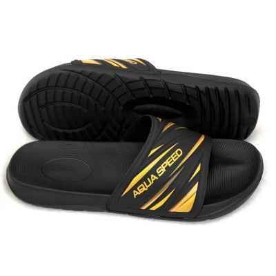 Шлепанцы Aqua Speed Idaho 514-18 чорний, жовтий 46 (5908217668233) Винница - изображение 3