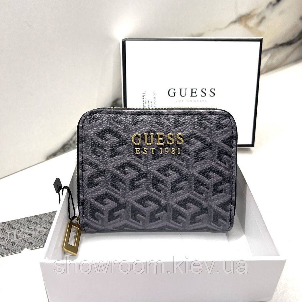 Жіночий маленький гаманець Guess (7594-1) grey Київ - фото 1