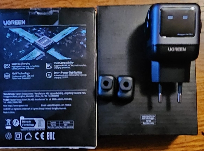 Зарядний пристрій Ugreen Uno RG GaN Fast Charger 65W. Харків - фото 2