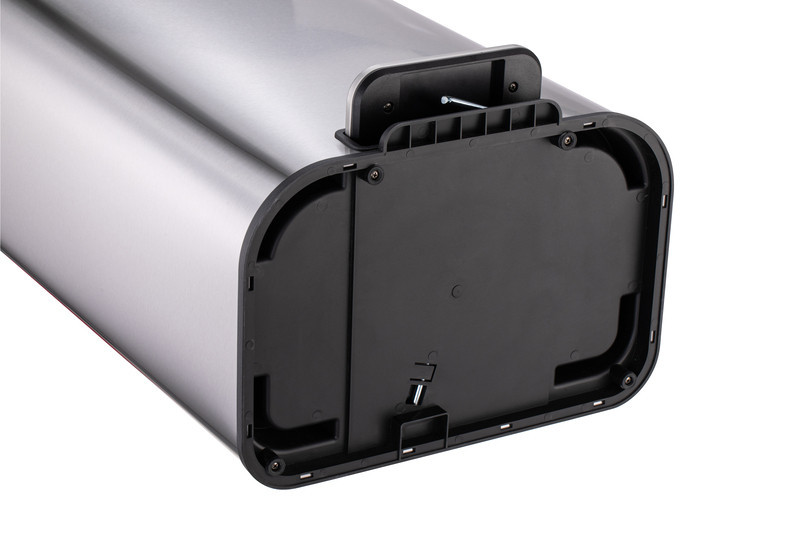 Прямоугольное мусорное ведро Mixxus Cubic-TC0112 12л с плавным закрытием, нержавеющая сталь Харьков - изображение 2