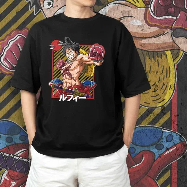 Футболка для підлітка хлопчика з принтом Ван Пис Луффі Самурай Розмір 160 Anime10215 Дніпро - фото 4