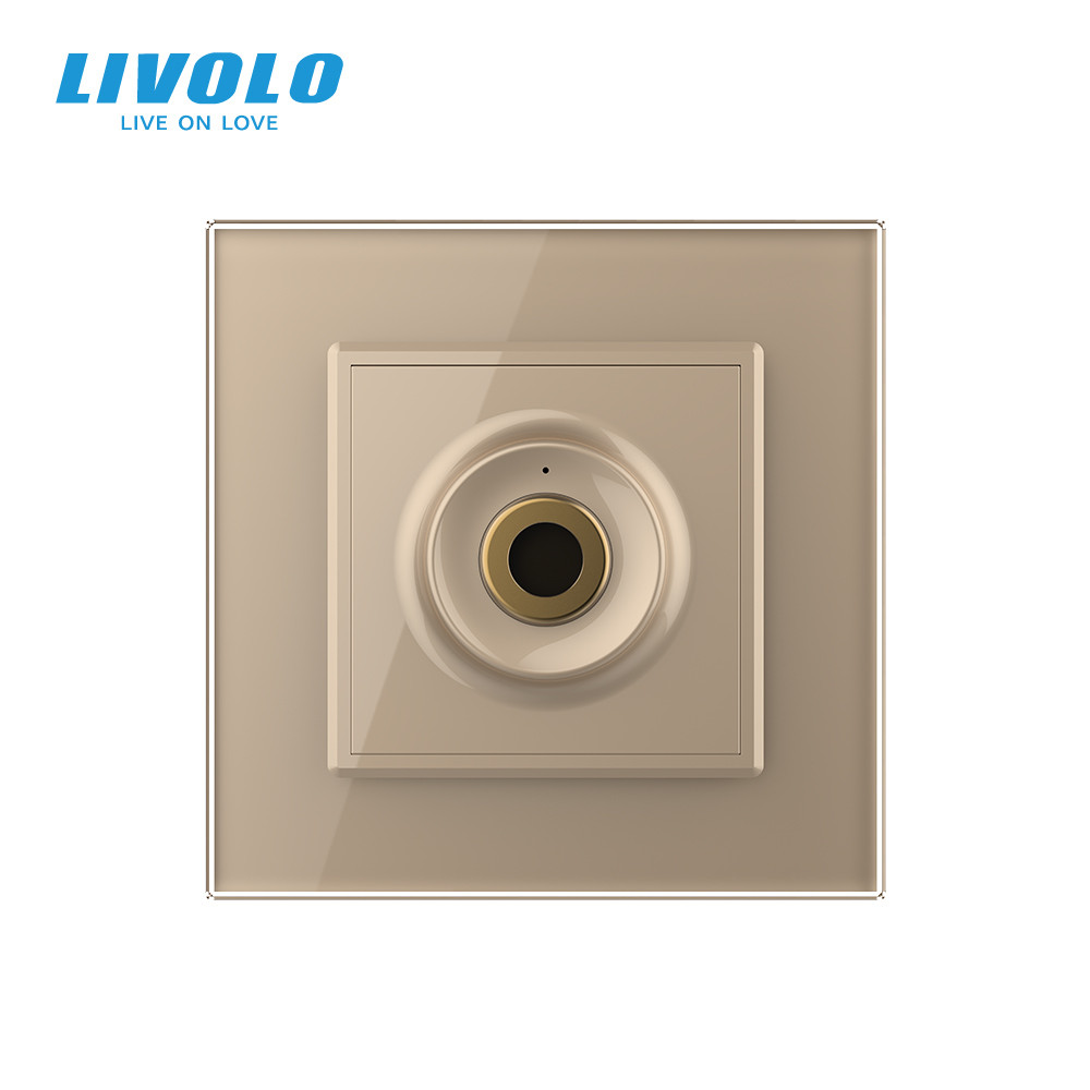 LIVOLO Бездотиковий вимикач 1 сенсор Livolo золотий Sense (VL-C7FCU1-2AP) Коломыя - изображение 7