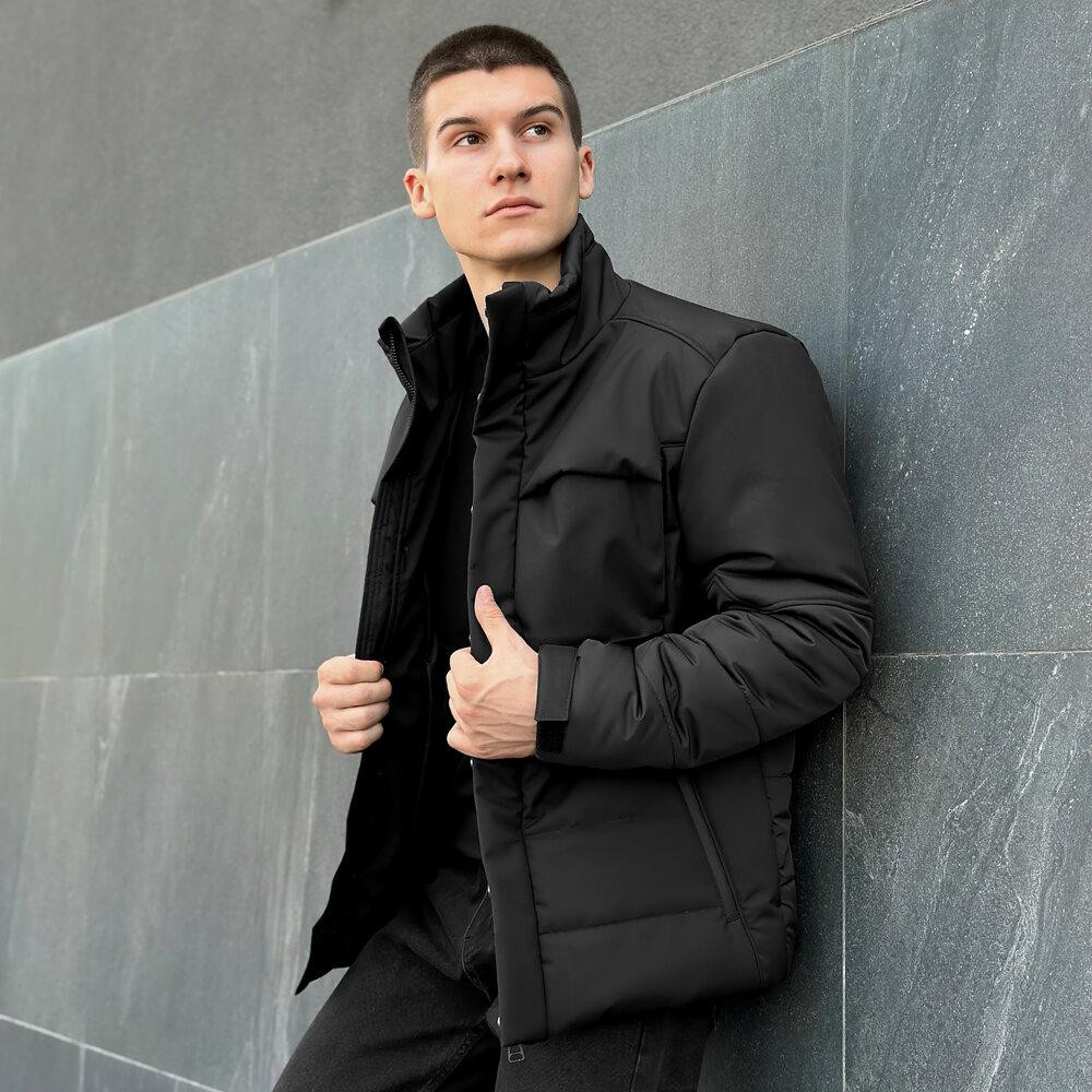 Демісезонна чорна чоловіча куртка Pobedov Darkness. Куртка весна осінь для чоловіків чорна Київ - фото 6
