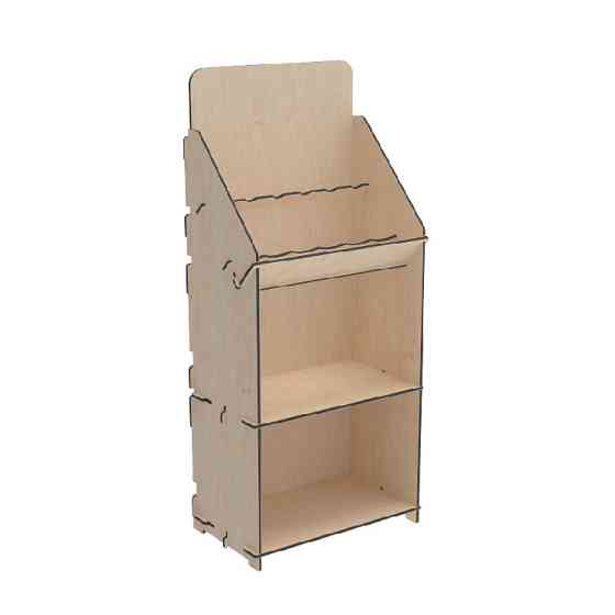 Стеллаж из фанеры EKOSTAR 550х330х1260 Киев