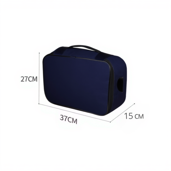 Органайзер сумка для документів водонепроникна із замком на 5 відділень, синя Кам'янець-Подільський