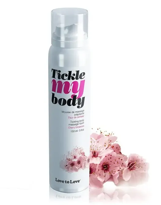Масажна піна Love To Love TICKLE MY BODY Cherry Blossom (150 мл) зволожувальна Львів - фото 1