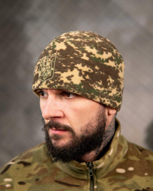 Флісова шапка варан Герб ВТ7672 Одеса - фото 1