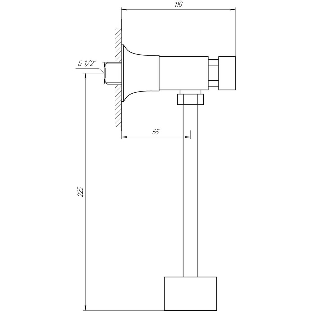 Кран-дозатор для пісуара TREMOLADA ТREMO 316 Київ - фото 6