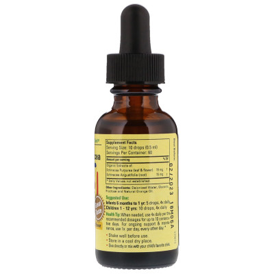 Трави ChildLife Рідка Ехінацея для Дітей з Апельсиновим Смаком, Echinacea, (CDL-10100) Вінниця - фото 2