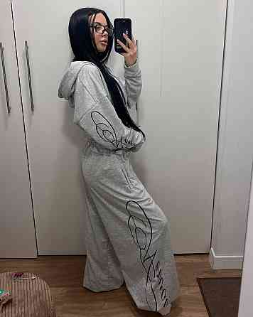 Женский стильный вязаный костюм двойка двунитка Одесса