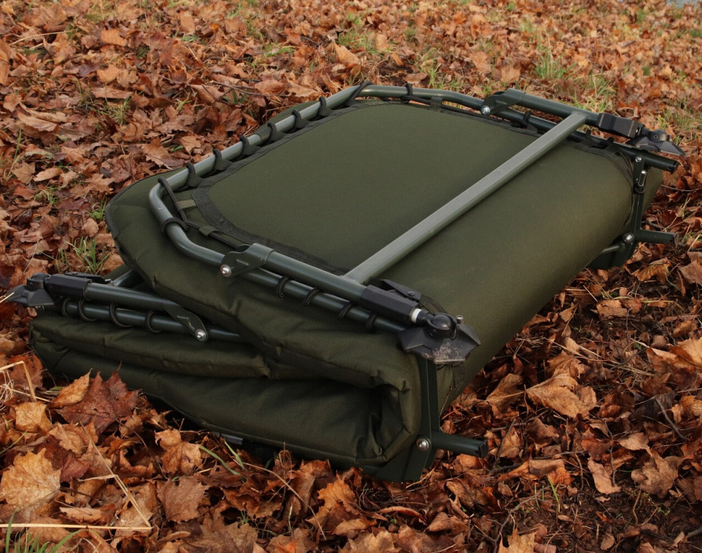 Складная Раскладушка с подушкой усиленная 8 ножек до 160 кг Mivardi 