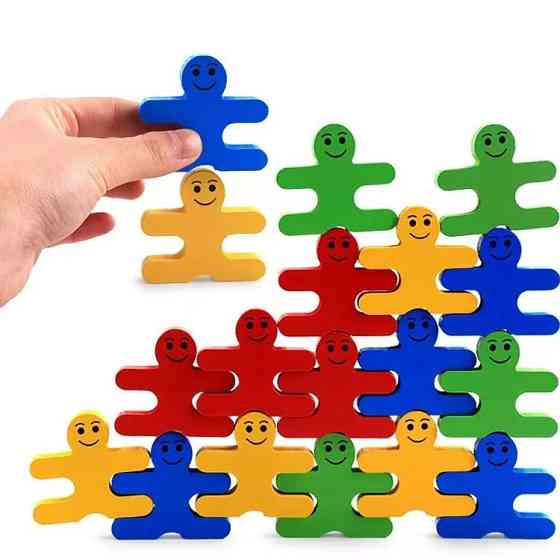 Детский развивающий деревянный сбалансированный складной конструктор Монтессори для раннего детства 16 Каменец-Подольский