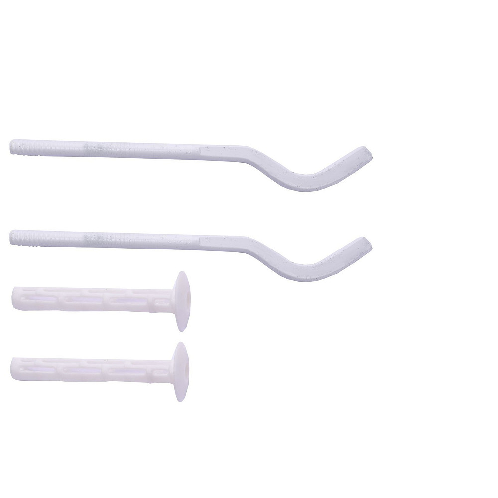 Комплект кронштейнів секційного радіатора штирьковий білий з дюбелем Ø8х170мм (2шт) Тернопіль - фото 1