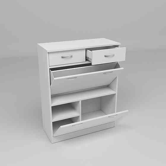 Тумба для обуви №4, Белый, 800/350/1010 Львов