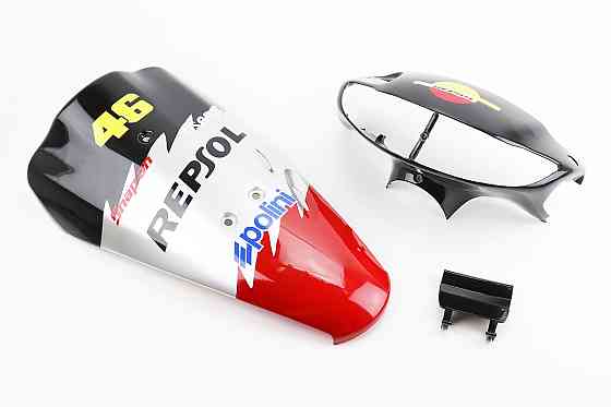 Honda DIO AF-34 пластик - к-кт фарбований 5 деталей, TUNING (можливі незначні потертості) Киев