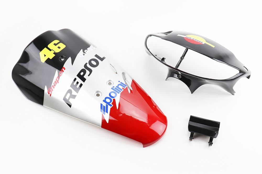 Honda DIO AF-34 пластик - к-кт фарбований 5 деталей, TUNING (можливі незначні потертості) Киев - изображение 1